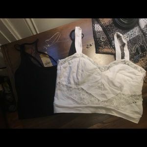 LACE CROP TOPS (SIZE SMALL)